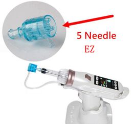 Replacement EZ Vacuum Mesotherapy Gun accessories needle, tube and filter 5 /9 pins meso injection syringe