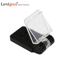 Black Clear Advertising POP Magnetic Clip Sign Display Metal Shelf Mounted Price Label Tag Holders In Supermarket Retails