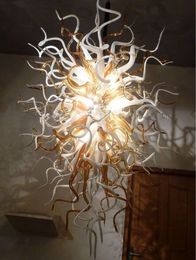 Lamps Products Contemporary Lights Creative Design Amber and White Chandelier Lighting Art Store Decor Hotel Lightings