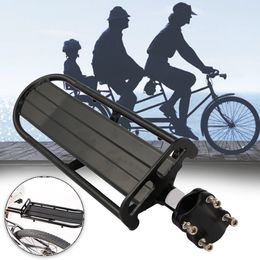 MOOUS Bike Carrier Rack Adjustable Aluminium Alloy Bicycle Rack Carrier Seat Cycling Shelf Universal Bicycle Luggage Cargo Rack Black