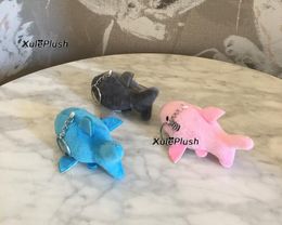 3Colors - Mini 10CM Approx. Shark DOLL , Plush Stuffed Animal Shark Key chain Pendant Plush Toys , Plush TOY DOLL