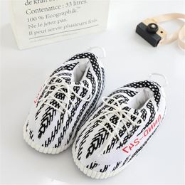 winter warm slippers women man home slippers ladies fashion slide striped plaid house flat shoes 3543 one size