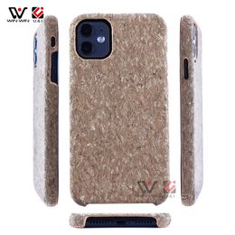 Simple Stylish Mobile Phone Cases For iPhone 6 7 8 Plus 11 12 Pro Xs X Xr Max Shockproof Non-slip Cork Back Cover Wholesale