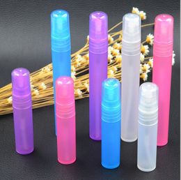 5ml/10ml Mini Plastic Small Empty Spray Bottle For Make Up And Skin Care Refillable bottles Perfume Pen Atomizer