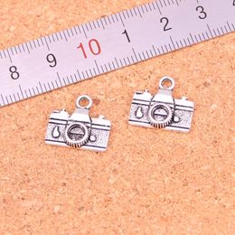 121pcs Charms camera Antique Silver Plated Pendants Making DIY Handmade Tibetan Silver Jewellery 15*14mm