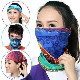 Bandana Magic Neck Scarves Outdoor Sports Headband Cycling Neck Tube Hip Hop Bandanas Ski Sport Hiking Scarves 144 Designs 100pcs DW5226