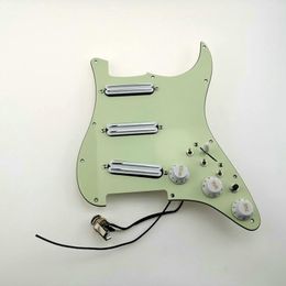 Rare ST Style Guitar Pickups SSS Humbucker Pickups Guitar Pickguard Wiring Suitable for Str Guitar 20 style combinations