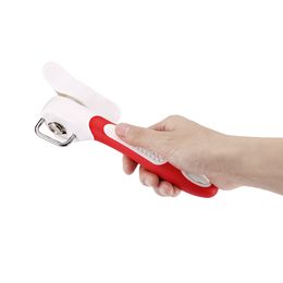 Stainless Steel Manual Can Opener with Soft Grip Handle