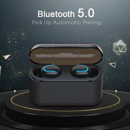 Wireless Bluetooth 5.0 Earphones Q32 Tws Handsfree Headphones Sports Earbuds Gaming Headset Compatible with Universal Phones 2019