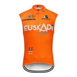 Euskadi Team cycling Sleeveless Jersey mtb Bike Tops Road Racing Vest Outdoor Sports Uniform Summer Breathable Bicycle Shirts Ropa Ciclismo S21050607