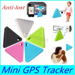 Mini Triangle Wireless Smart Bluetooth Anti Lost Alarm Tracker GPS Locator For Kids Pets Bag Wallet Keychain Pedent Suitable for iphone X XR