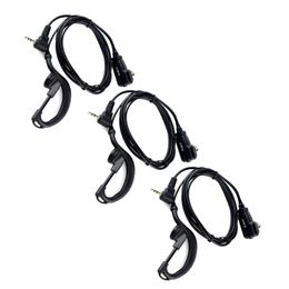 3PCS 1-Pin 2.5mm Jack Earpiece Headset PTT MIC for Walkie Talkie Motorola SMP218