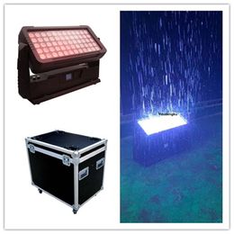 1pcs with case outdoor IP65 wall washer city Colour 60*10W dmx512 RGBW 4in1 led wall washer outdoor decorate christmas light