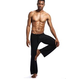 Pijamas para hombres Pantalones Ropa interior Hombres Ropa de dormir Inicio Pantalones Ropa Interior Hombre tie Leggings Ocio Pijamas Pantalones Cordón Dormir Fondo