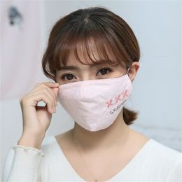 Washable Protective Mouth Mask Mascherine Dot Print Anti Saliva Dust And Sand Respirator Stereo Earloop Sunshade Face Masks Keep Warm 4ch E1