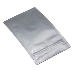 1000Pcs Pure Mylar Foil Ziplock Packaging Bag Aluminum Foil Zip Lock Retail Packing Pouches Zipper Bags for Snack Food Storage