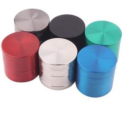 4 Layers Zinc Alloy Tobacco Grinder Metal Smoking Herb Grinder Hand Muller Pepper Grinder CNC Teeth Grinders Smoking Accessories GGA2733