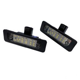 2PCS Bright White LED Number Licence Plate Light for Ford Mustang 2010-2014 Focus Taurus Flex Fusion Mercury sable 2008 milan