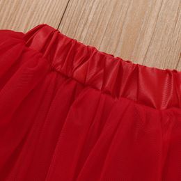 Модные рождественские костюмы платье новорожденного девочка одежда (70см-100см) буква с длинным рукавом ромпер TUTU юбка наряд для волос 3шт наборы