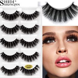 3D Mink Lashes Natural Long Thick False Eyelashes Handmade Reusable Full Strip Eyelash Extension Fake Eye Lashes 3D Mink Eyelashes Makeup