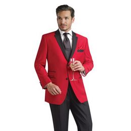 Marque New Groomsmen Blanc Rouge Bleu Marine Gris Hommes Costumes Mariage Meilleur Homme De Mariage Smokings Veste Pantalon Cravate V2