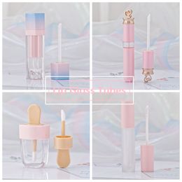 Girls Lip Gloss Tubes Plastic Tint DIY Empty Makeup Package Lipgloss Liquid Lipstick Case Beauty Packaging HHAa103