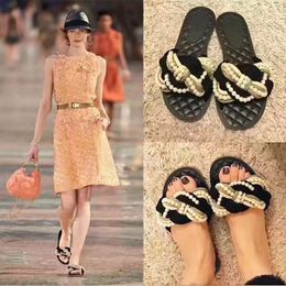 Hot Sale- women sandals beading slippers shoes woman slides sapatos femininos zapatos mujer chaussure femme sapato feminino sandalias