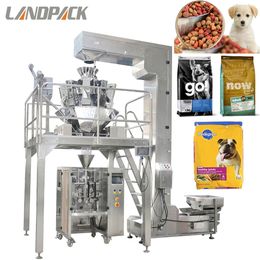 Animal Feed Pet Food Cat Food Dog Food Vertical Form Fill Seal Packaging Machine With Combined Weigher