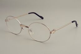 Ultra Hafif Yuvarlak Retro Gözlük 1188008-1 Moda Erkekler ve Kadınlar Dekoratif Gözlük Çerçevesi