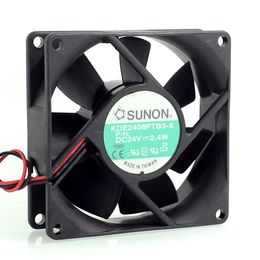 SUNON KDE2408PTB3-6 80mm 8cm DC 24V 2.4W 80x80x25mm server inverter axial cooling fans