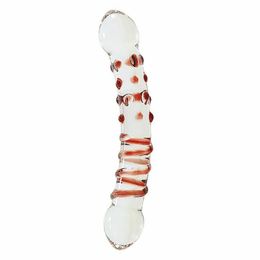 Glass Sex Toys Glass Dildo-Double-Headed-Pyrex-Artificial-Penis-Male-Penis-Anal-love-Plug-sex A143