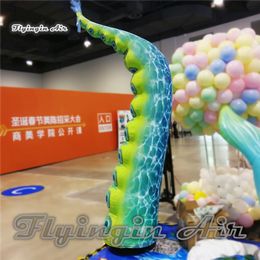 Customized Simulated Inflatable Octopus Leg Various Styles Colorful Foot Blow Up Devilfish Tentacle For Concert Stage And Party Decoration