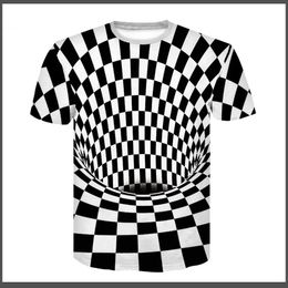 Hot Sale New Men Short Sleeve T-Shirt Summer Riding Jersey T Shirt Harajuku Black White Striped Style Swirl Print 3D Tshirt Clothing TD03