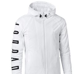 Fashion-Designer Mens Windbreaker Brand Logo Thin Jacket Active Running Outer Men's Jackets Sports Wear Outer Coats