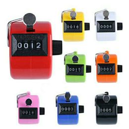 Counter 4 Digit Number Counters Plastic Shell Hand held Finger Display Manual Counting Tally Clicker Timer Golf Points c455