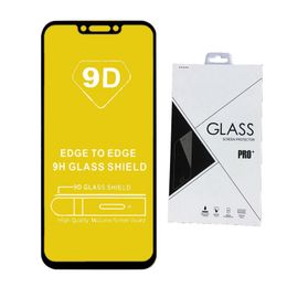 Full Cover 21D 9D Tempered Glass Screen Protector AB Full Glue FOR Samsung Galaxy Note 20 A01 Core M01 CORE A51 A71 A81 100PCSretail package