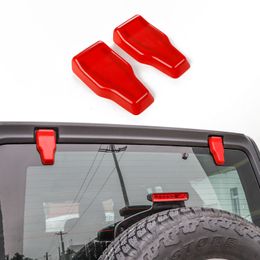 ABS Tailgate Glass Hinge Red 2PCS For Jeep Wrangler JL 2018+ High Quality Auto Exterior Accessories