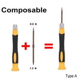 2 in 1 CRV 0.8-1.2 Pentalobe / 0.8 Pentalobe-1.5 Phillips Combination Screwdrivers Maintenance tools for electronic products