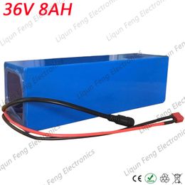 Electric Bicycle 36V Battery 8AH 350W EBike Battery 36V 8AH with 42V 2A charger BMS 36V Lithium Scooter Battery for a bike