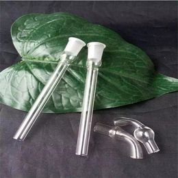 Transparent long ferrule glass bongs accessories , Water pipes glass bongs hooakahs two functions for oil rigs glass bongs