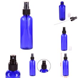 Empty Clear Spray Bottles 100ml/3.4oz Plastic Makeup Cosmetic Containers Fine Mist Round Shoulder Bottles