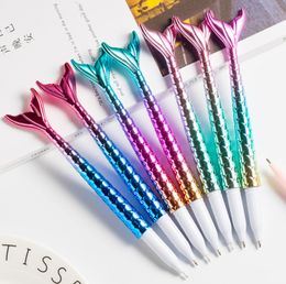 Mermaid Ballpoint Pen Styling Fish Ball Pens School Supply Ball Point Pen Novel Office Gift