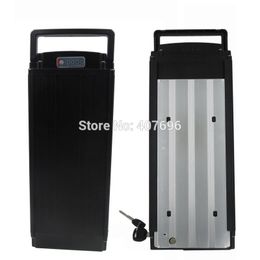 Free shipping 1000W 48V 20AH lithium battery 48Volt Rear Rack e-bike battery with tail light 30A BMS 2A Charger