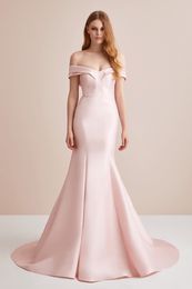 Gorgeous South African Long Bridesmaid Dresses Pearl Pink Beach Party Gowns Mermaid Summer Boho Guest Evening Dresses