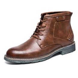 Abgerieben Retro Herren Cowboystiefel Italian Style Knöchel Kleid aus Leder Stiefel High Top Oxford Einzigartige Rivet Herren Schuhe Abgerieben Retro Herren Cowboystiefel Italian Style Knöchel Kleid aus Leder Stiefel High Top Oxford Einzigartige Rivet Herren Schuhe
