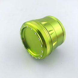 Colourful 63MM Aluminium Alloy Dry Herb Tobacco Grind Spice Miller Grinder Crusher Grinding Chopped Hand Muller For Smoking Tool DHL