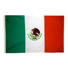 3x5 Fts 90x150cm mx mex Mexicanos mexican flag of mexico double stitch wholesale direct factory