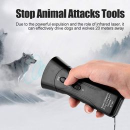 Pet Dog Repeller Anti Barking Stop Bark Training Device Trainer LED Ultrasonic 3 in 1 Anti Barking Ultrasonic294W