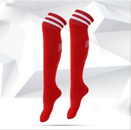 2019 Over the knee thickened towel long tube printed football socks male player version non-slip football socks