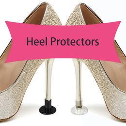 PVC Protective heels cover cap Shoe Care tin hat for high heels Pumps Stiletto Anti-skid wear resistant mute heel nail wedding Party Heel-Protectors protect the lawn